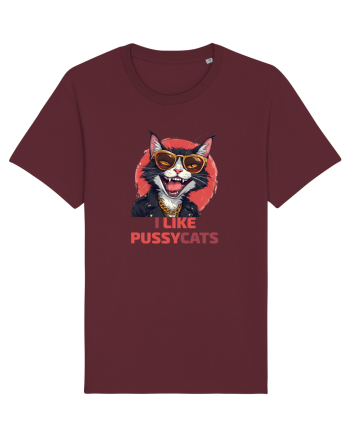 MOTAN -  I LIKE PUSSY CATS Burgundy