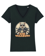 JAMES BOND - BOND VAGABOND - MOTAN Tricou mânecă scurtă guler V Damă Evoker