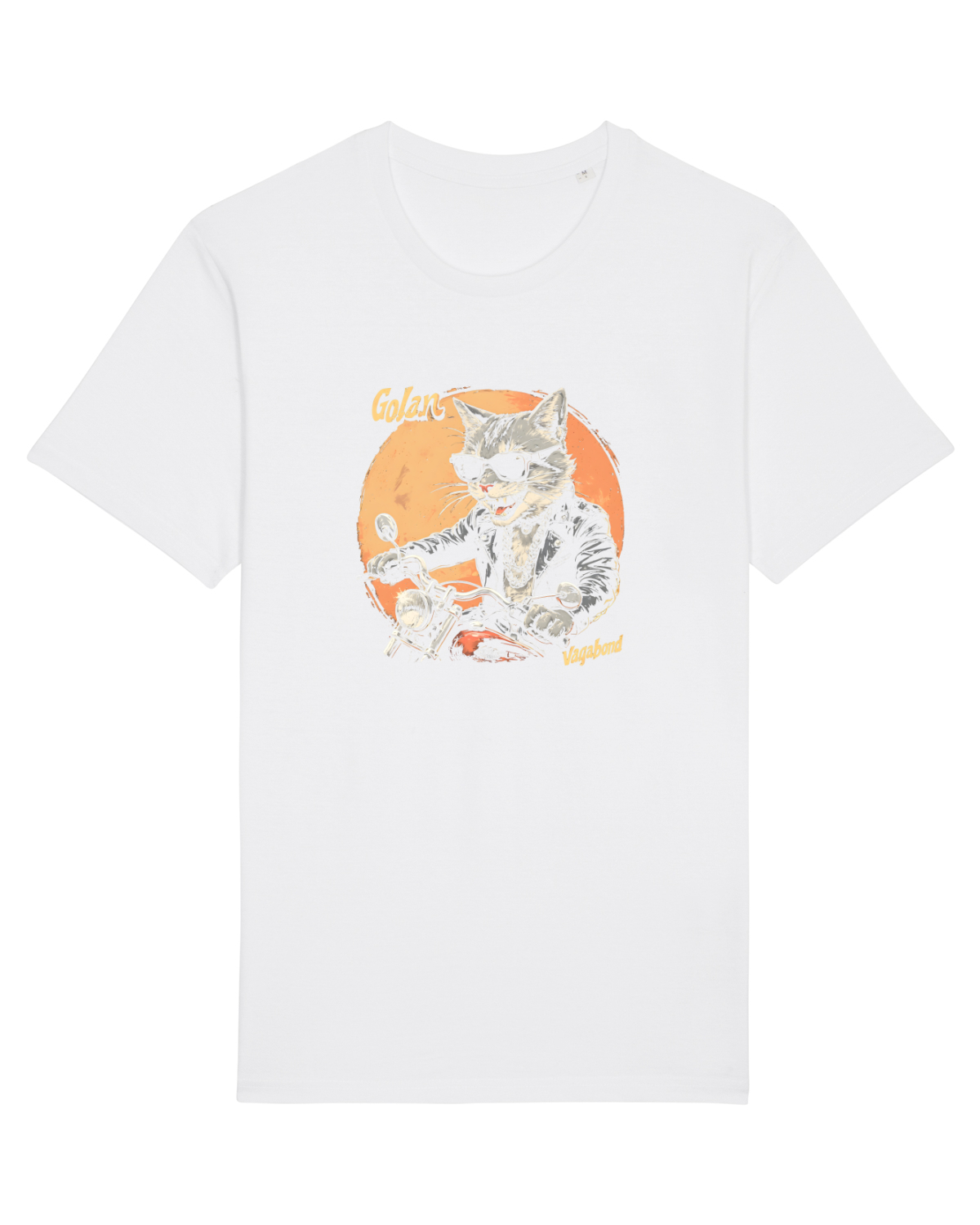 Tricou mânecă scurtă Unisex Rocker White