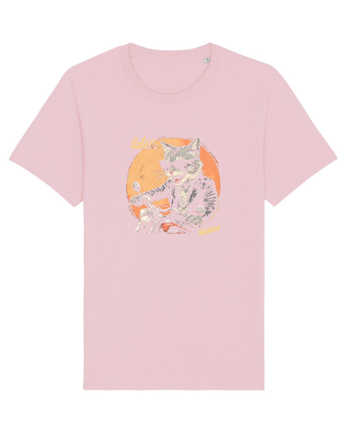 Tricou mânecă scurtă Unisex Rocker Cotton Pink