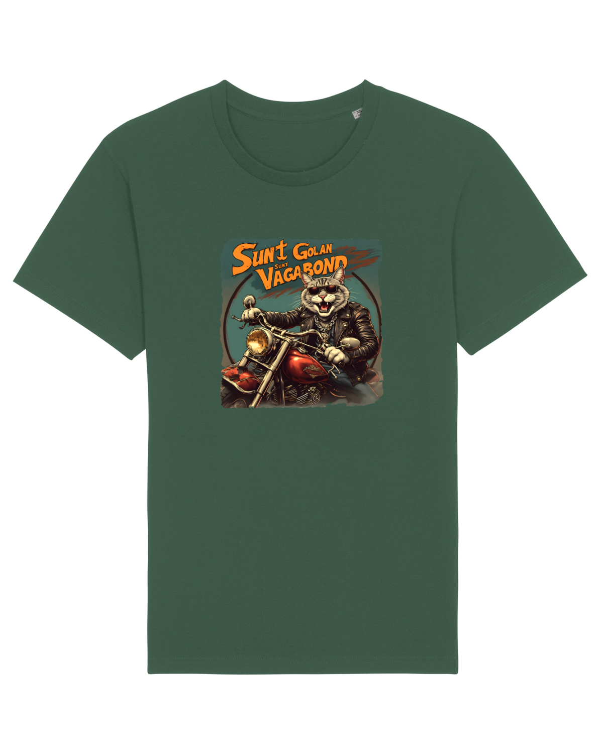 Tricou mânecă scurtă Unisex Rocker Bottle Green