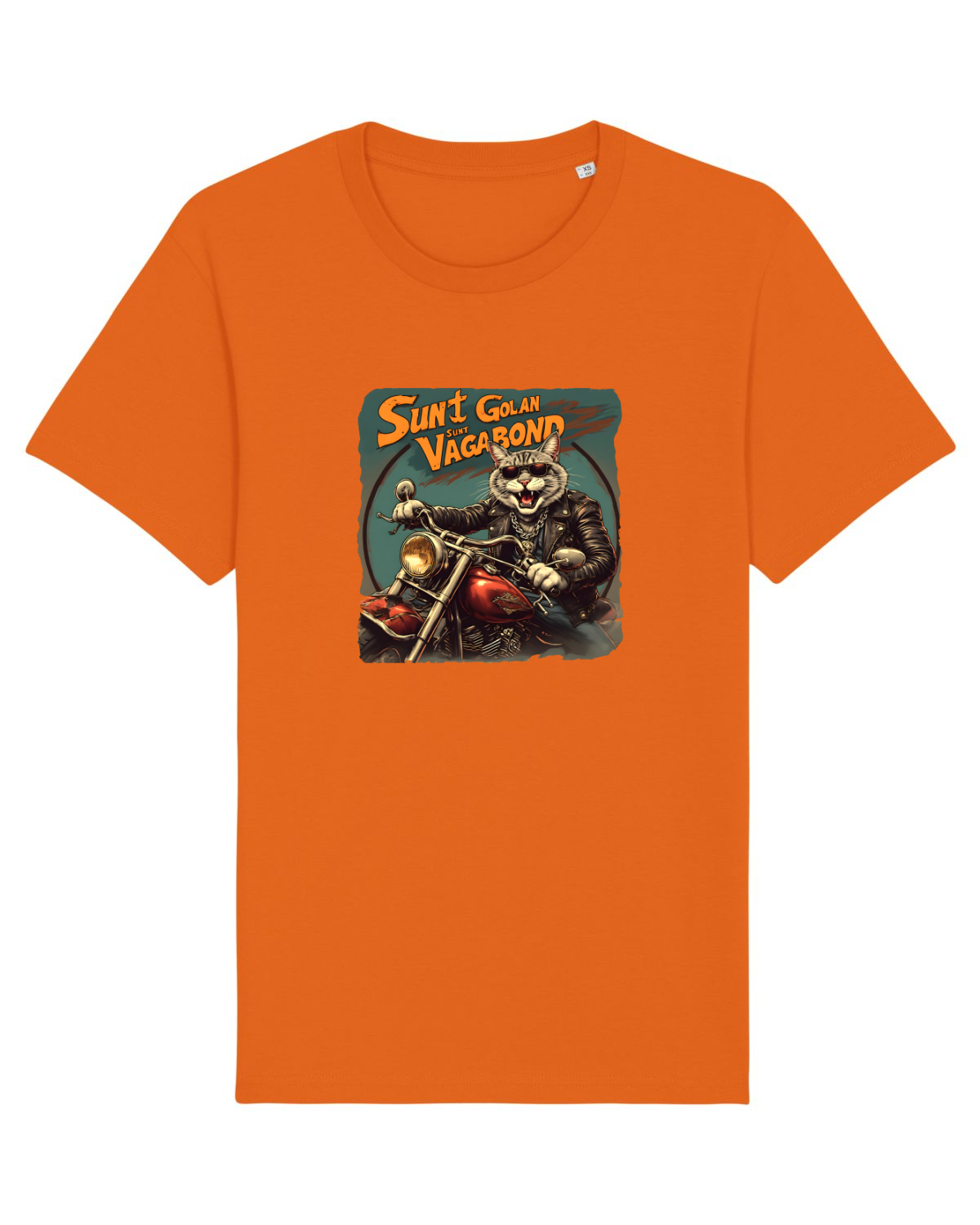 Tricou mânecă scurtă Unisex Rocker Bright Orange