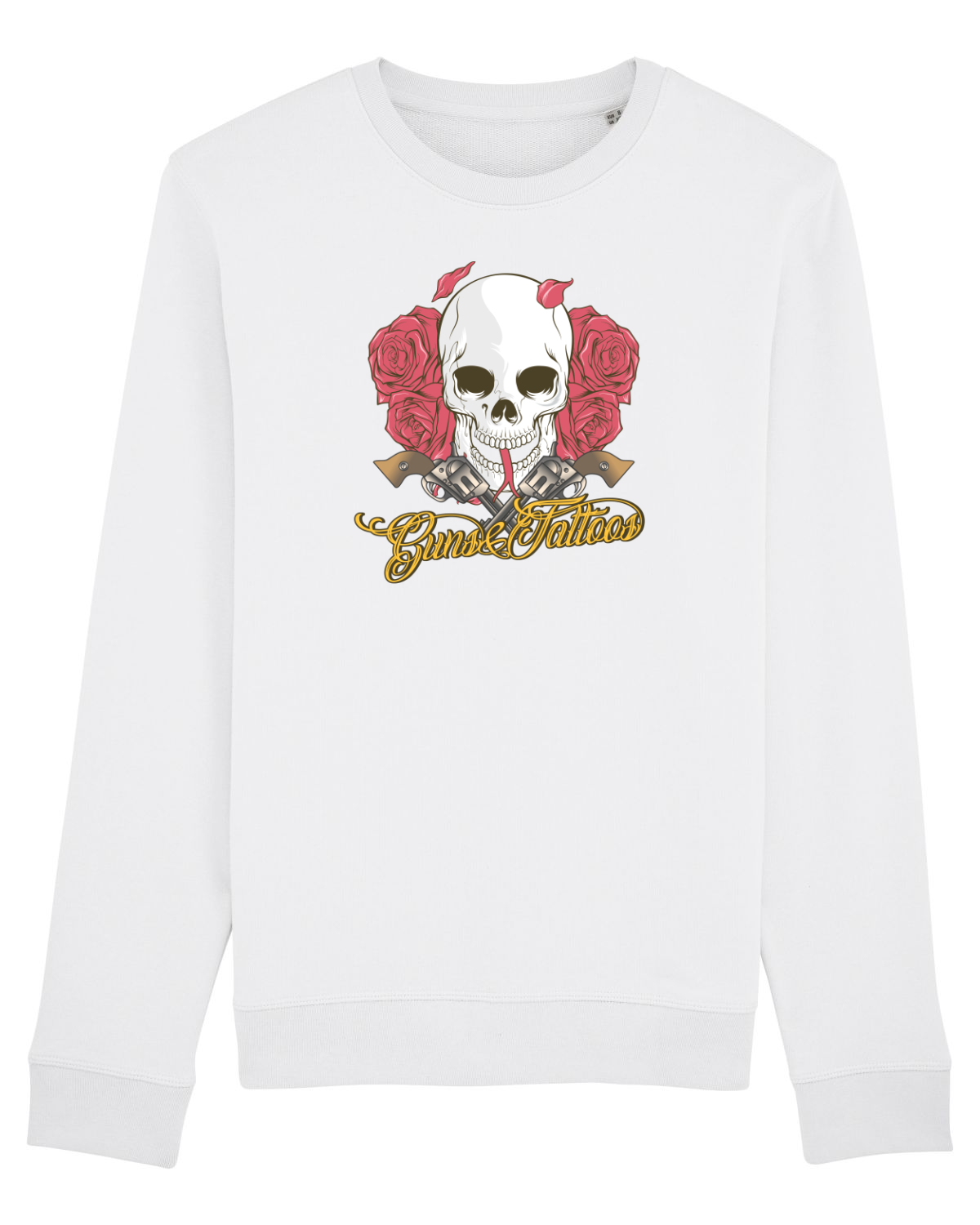 Bluză mânecă lungă Unisex Rise White
