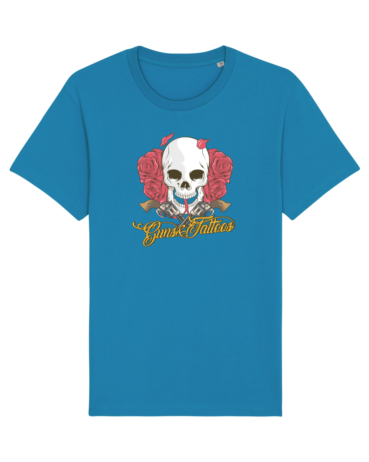 Tricou mânecă scurtă Unisex Rocker Azur