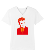 Ceausescu Tricou mânecă scurtă guler V Bărbat Presenter