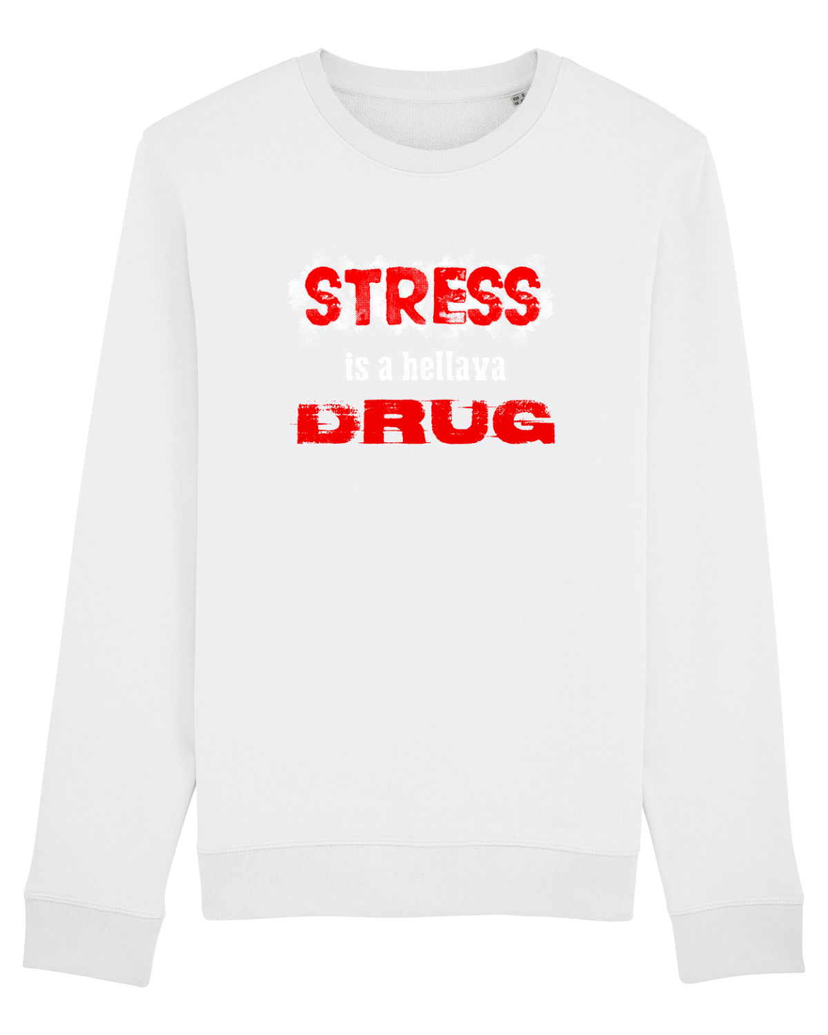 Bluză mânecă lungă Unisex Rise White