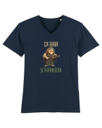 CA BABA SI MITRALIERA 1 Tricou mânecă scurtă guler V Bărbat Presenter