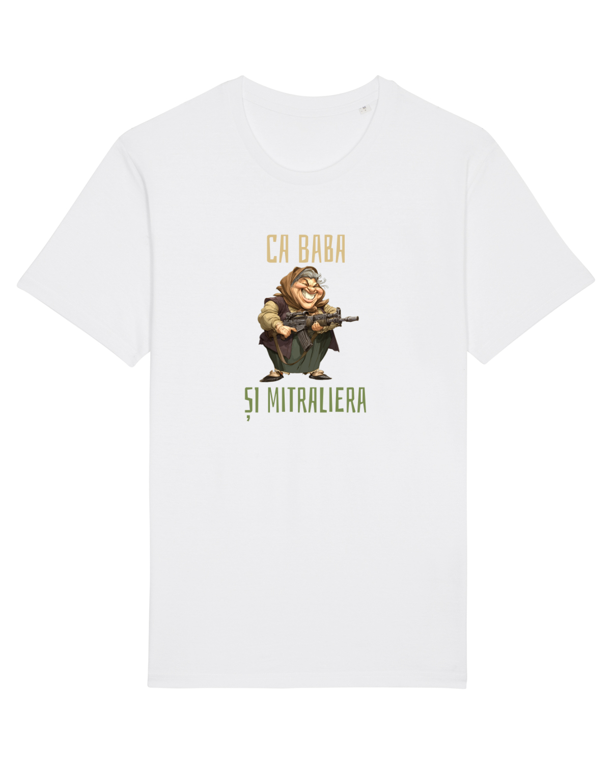 Tricou mânecă scurtă Unisex Rocker White