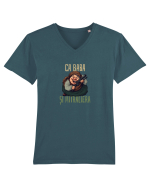 CA BABA SI MITRALIERA 2 Tricou mânecă scurtă guler V Bărbat Presenter