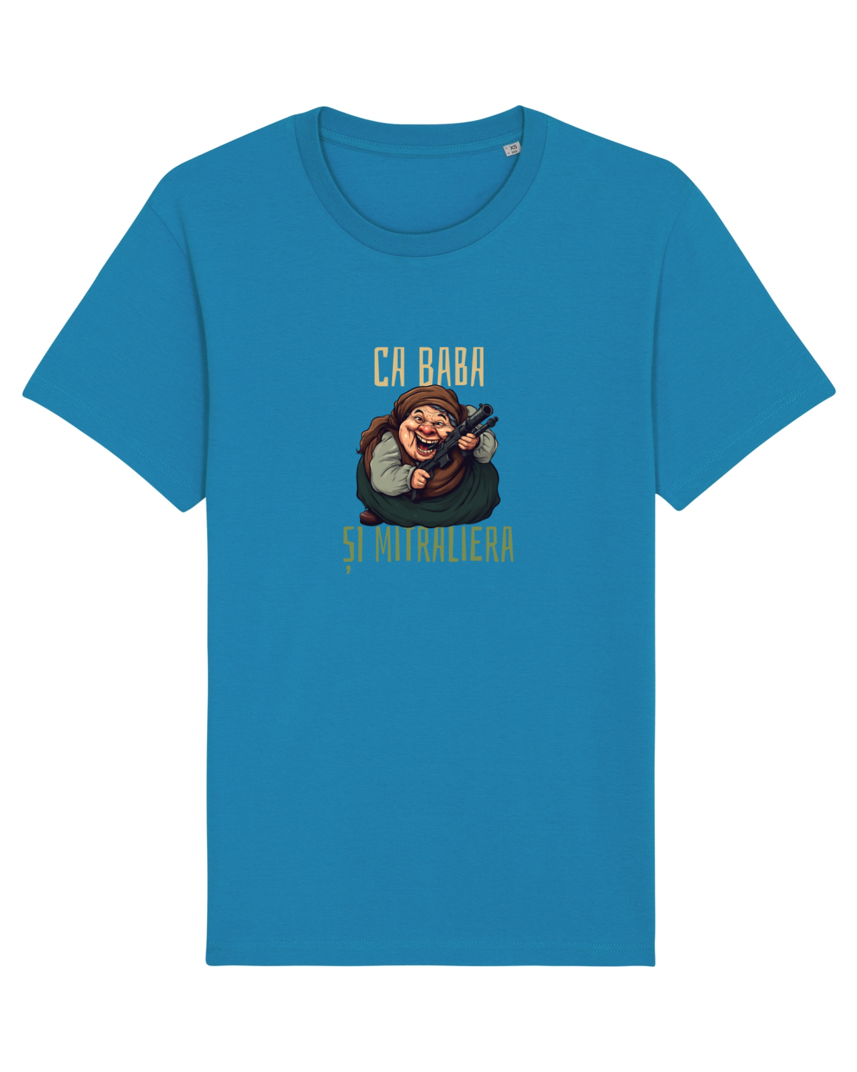Tricou mânecă scurtă Unisex Rocker Azur