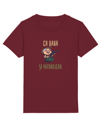 CA BABA SI MITRALIERA 3 Burgundy