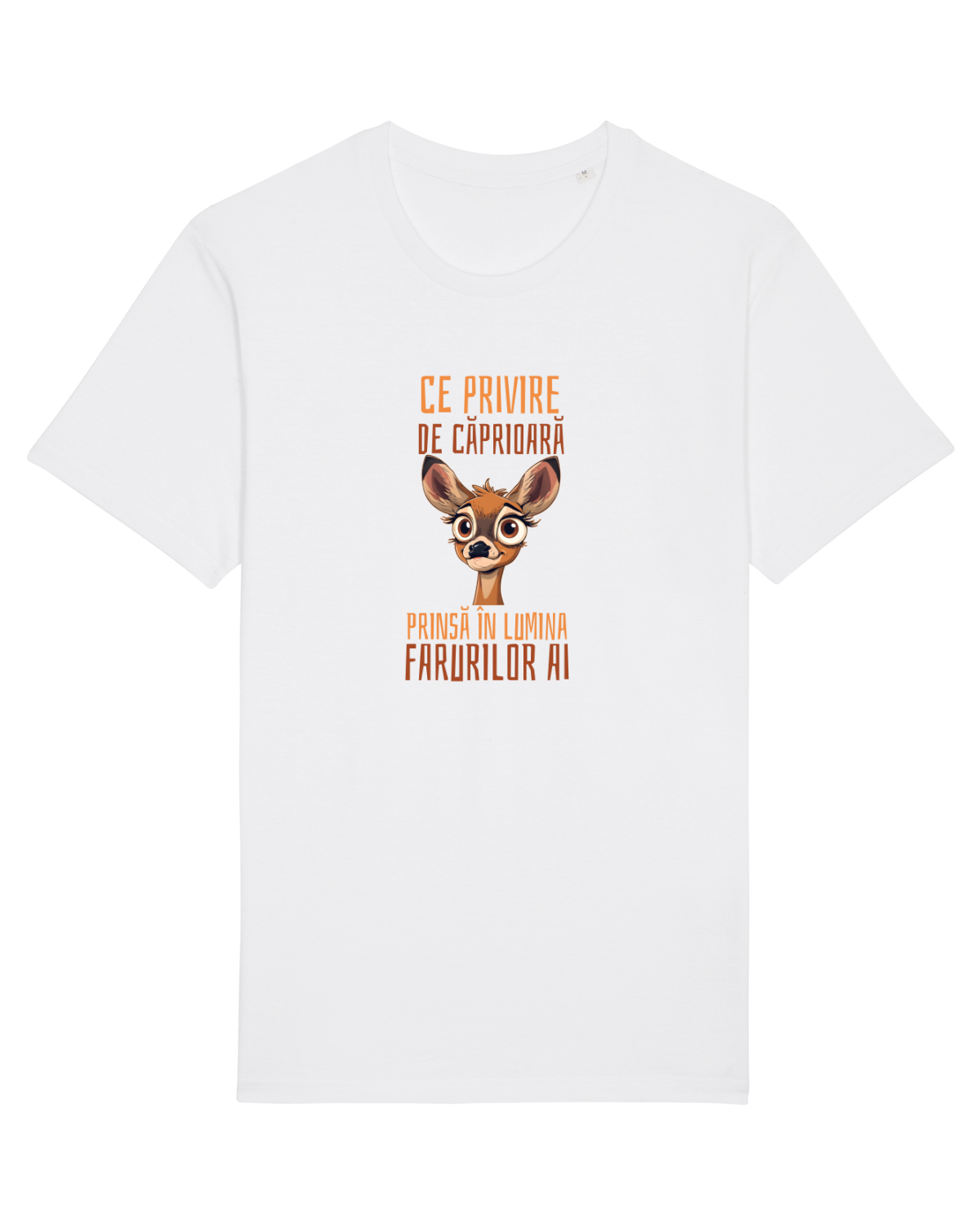 Tricou mânecă scurtă Unisex Rocker White