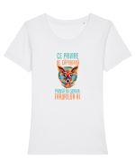 CE PRIVIRE DE CAPRIOARA PRINSA IN LUMINA FARURILOR AI! 3 Tricou mânecă scurtă guler larg fitted Damă Expresser