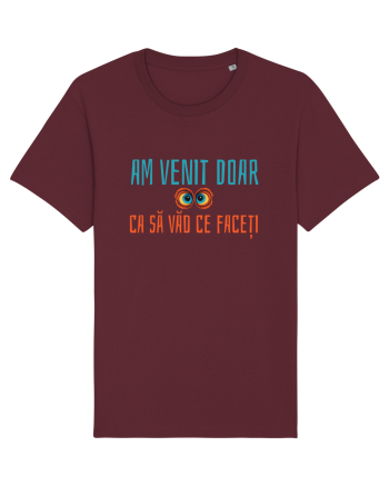 AM VENIT DOAR CA SA VAD CE FACETI 1 Burgundy