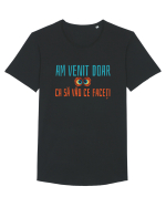 AM VENIT DOAR CA SA VAD CE FACETI 1 Tricou mânecă scurtă guler larg Bărbat Skater