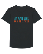AM VENIT DOAR CA SA VAD CE FACETI 2 Tricou mânecă scurtă guler larg Bărbat Skater