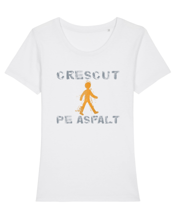 CRESCUT PE ASFALT 1 White