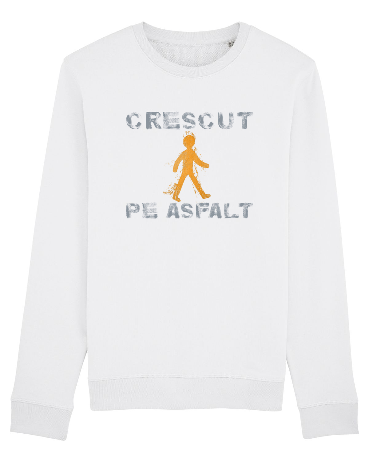 Bluză mânecă lungă Unisex Rise White