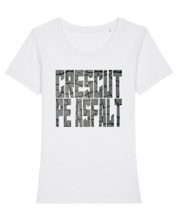 CRESCUT PE ASFALT 3 White