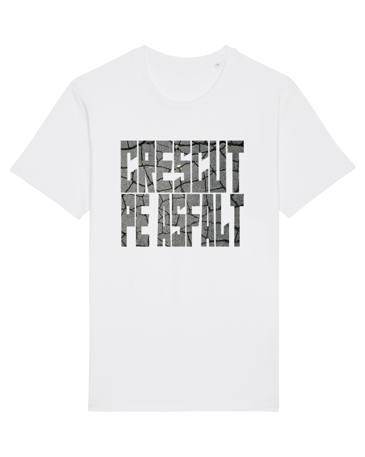 Tricou mânecă scurtă Unisex Rocker White