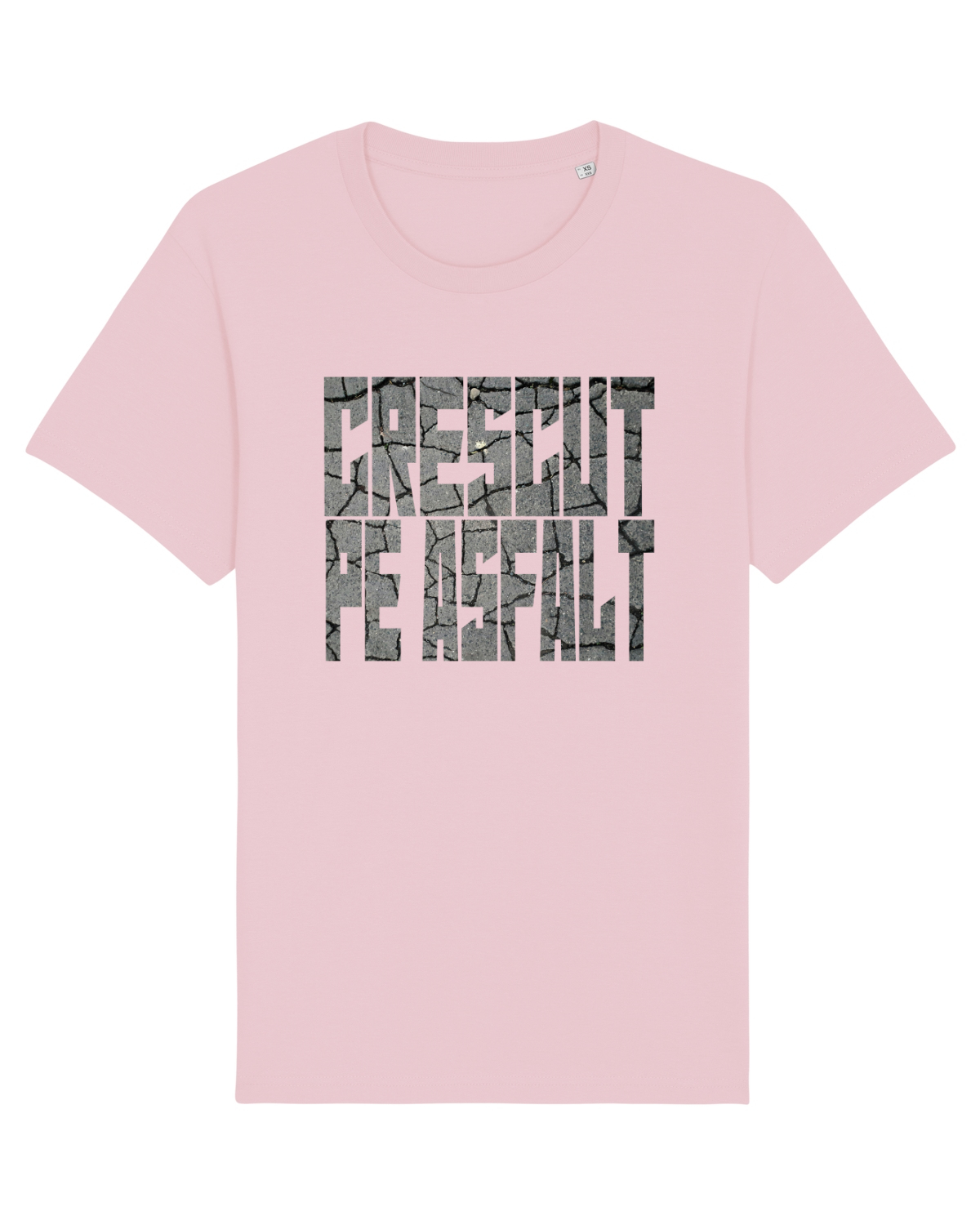 Tricou mânecă scurtă Unisex Rocker Cotton Pink