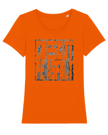 CRESCUT PE ASFALT  4 Bright Orange