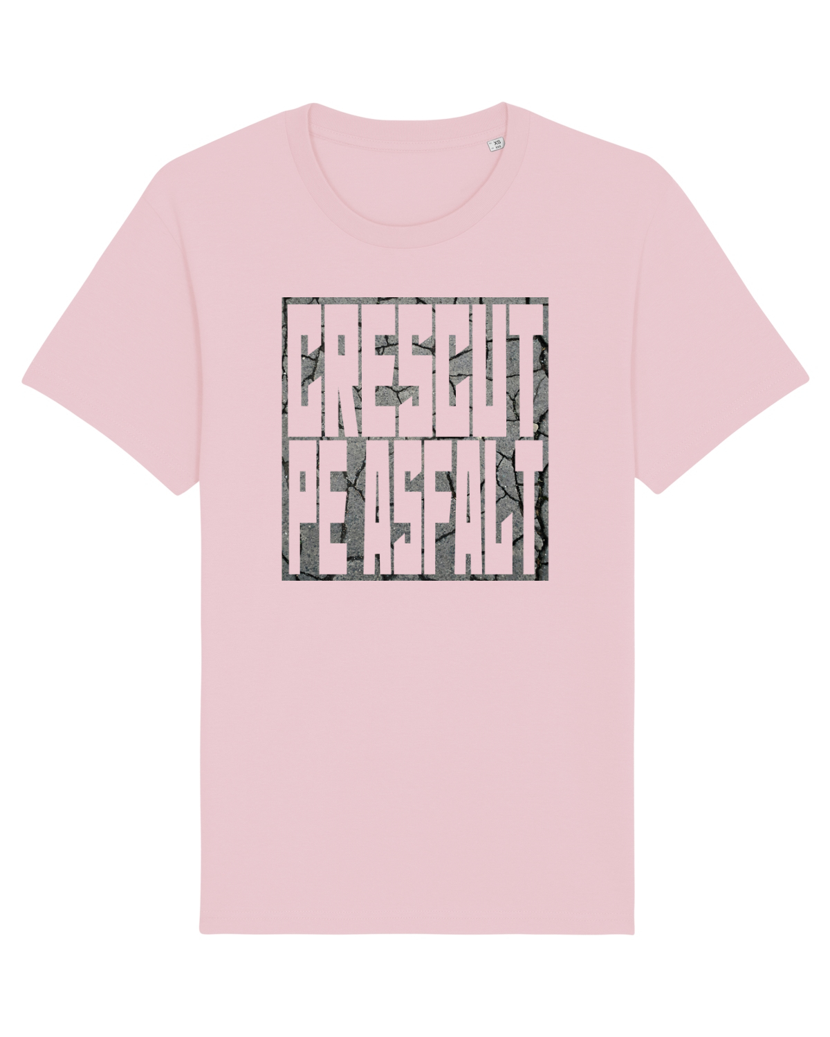 Tricou mânecă scurtă Unisex Rocker Cotton Pink