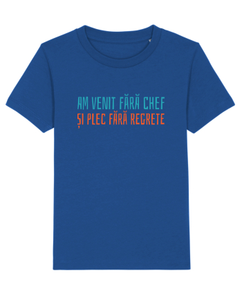AM VENIT FARA CHEF SI PLEC FARA REGRETE Majorelle Blue