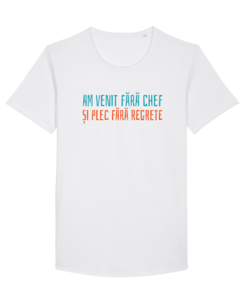 AM VENIT FARA CHEF SI PLEC FARA REGRETE White
