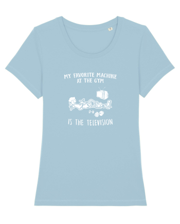 At the Gym Sky Blue