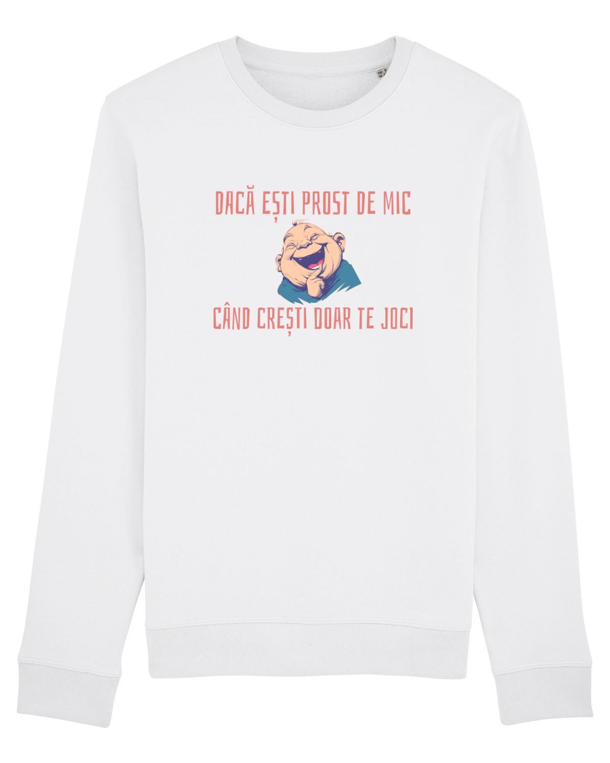 Bluză mânecă lungă Unisex Rise White