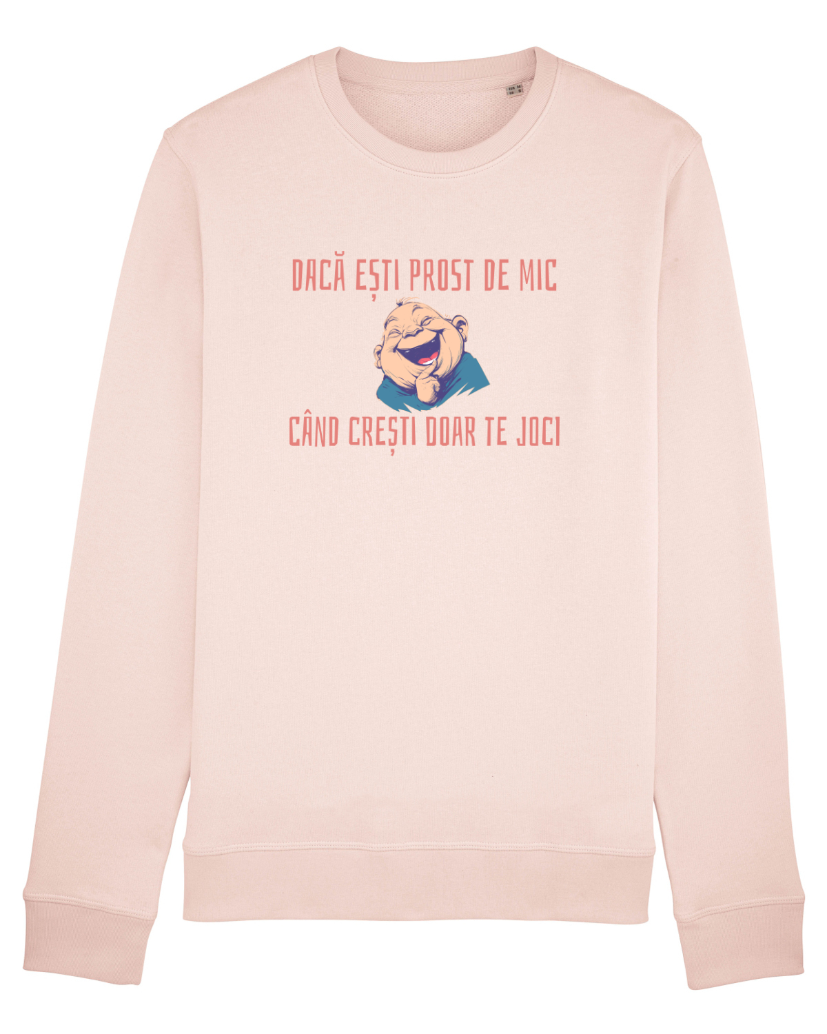 Bluză mânecă lungă Unisex Rise Candy Pink