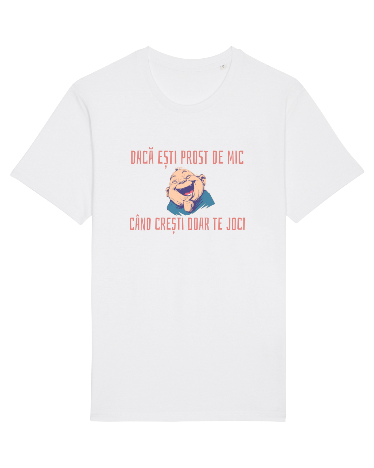 Tricou mânecă scurtă Unisex Rocker White
