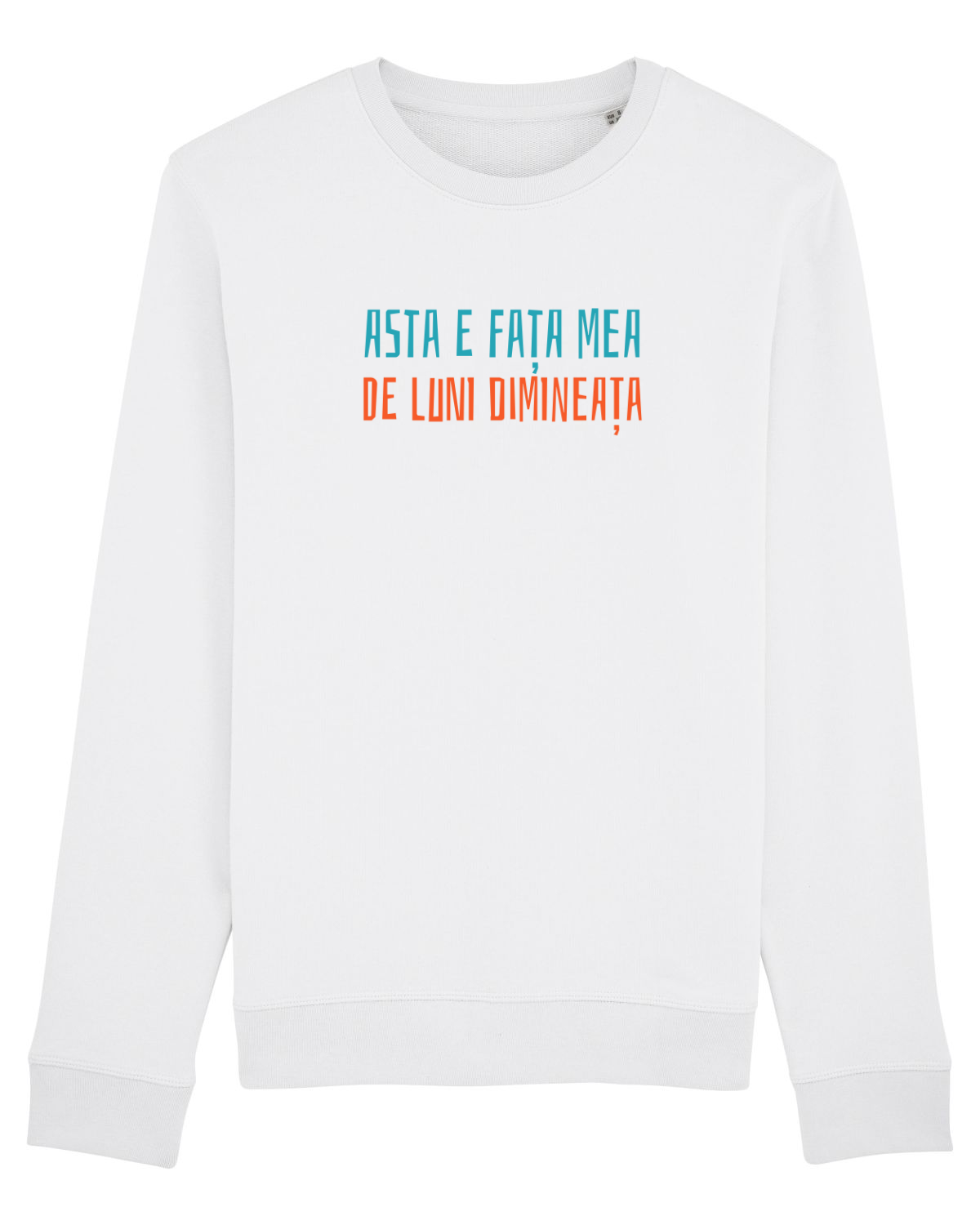 Bluză mânecă lungă Unisex Rise White