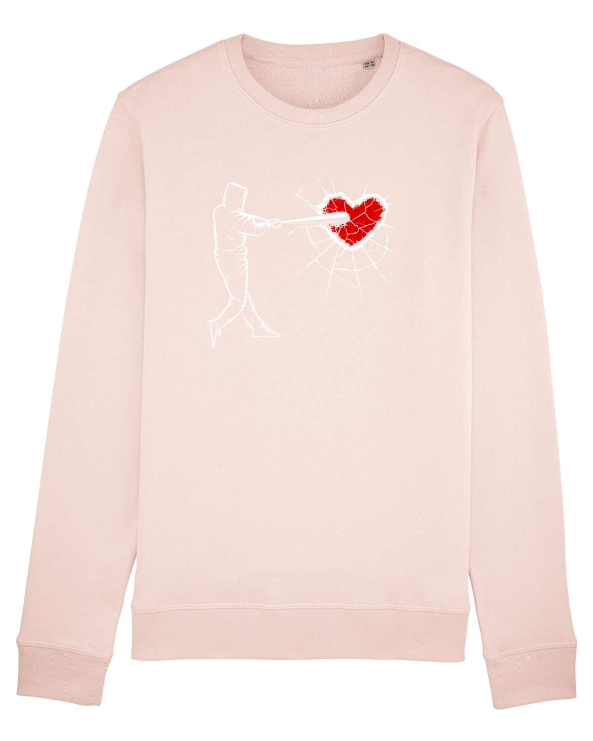 Bluză mânecă lungă Unisex Rise Candy Pink