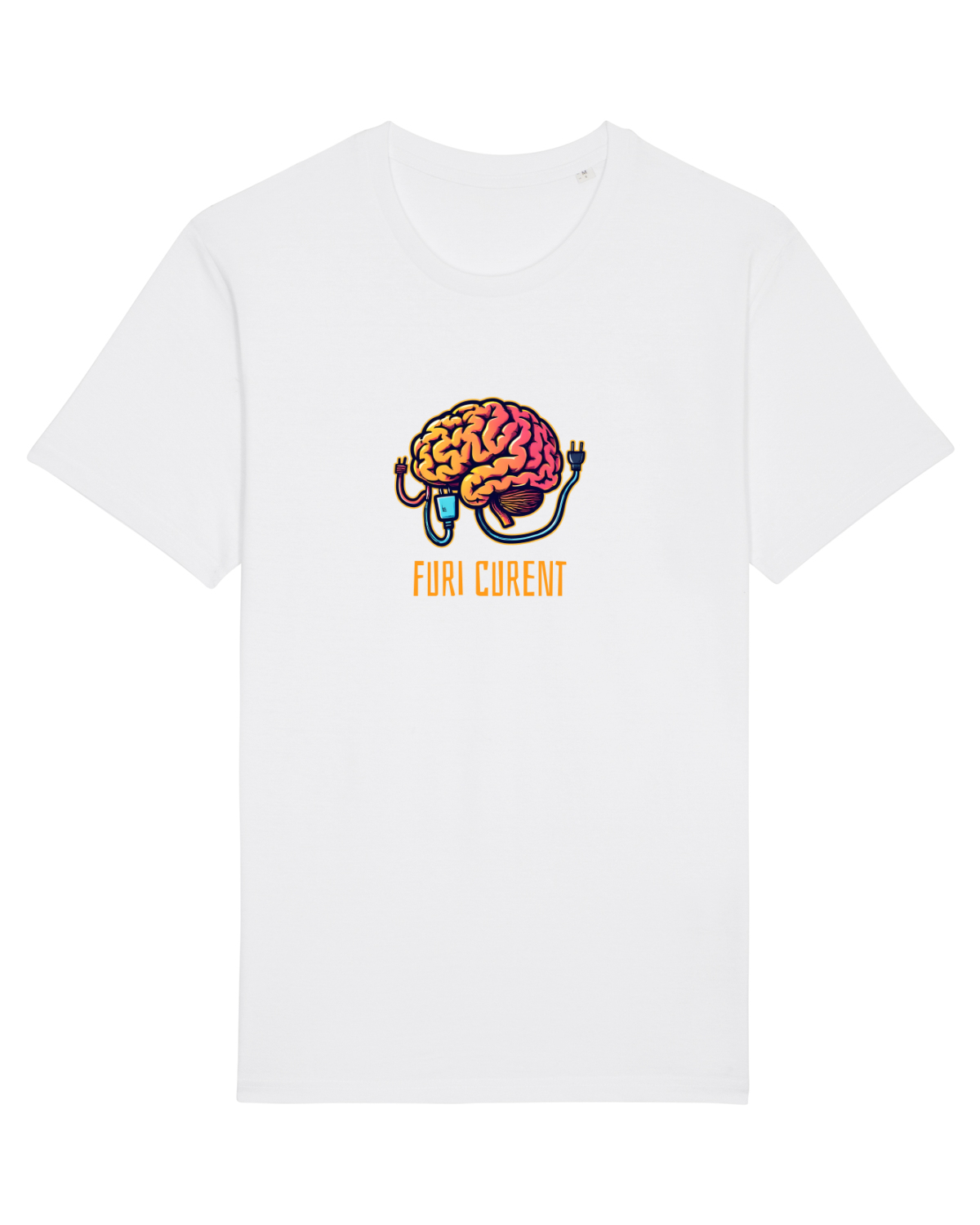 Tricou mânecă scurtă Unisex Rocker White