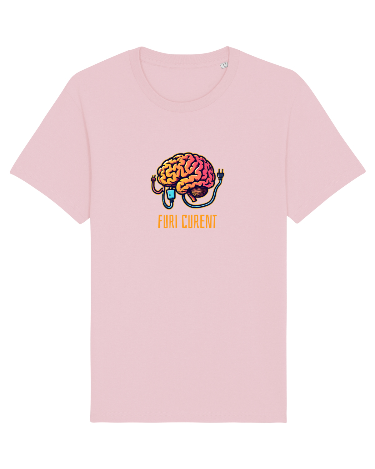 Tricou mânecă scurtă Unisex Rocker Cotton Pink
