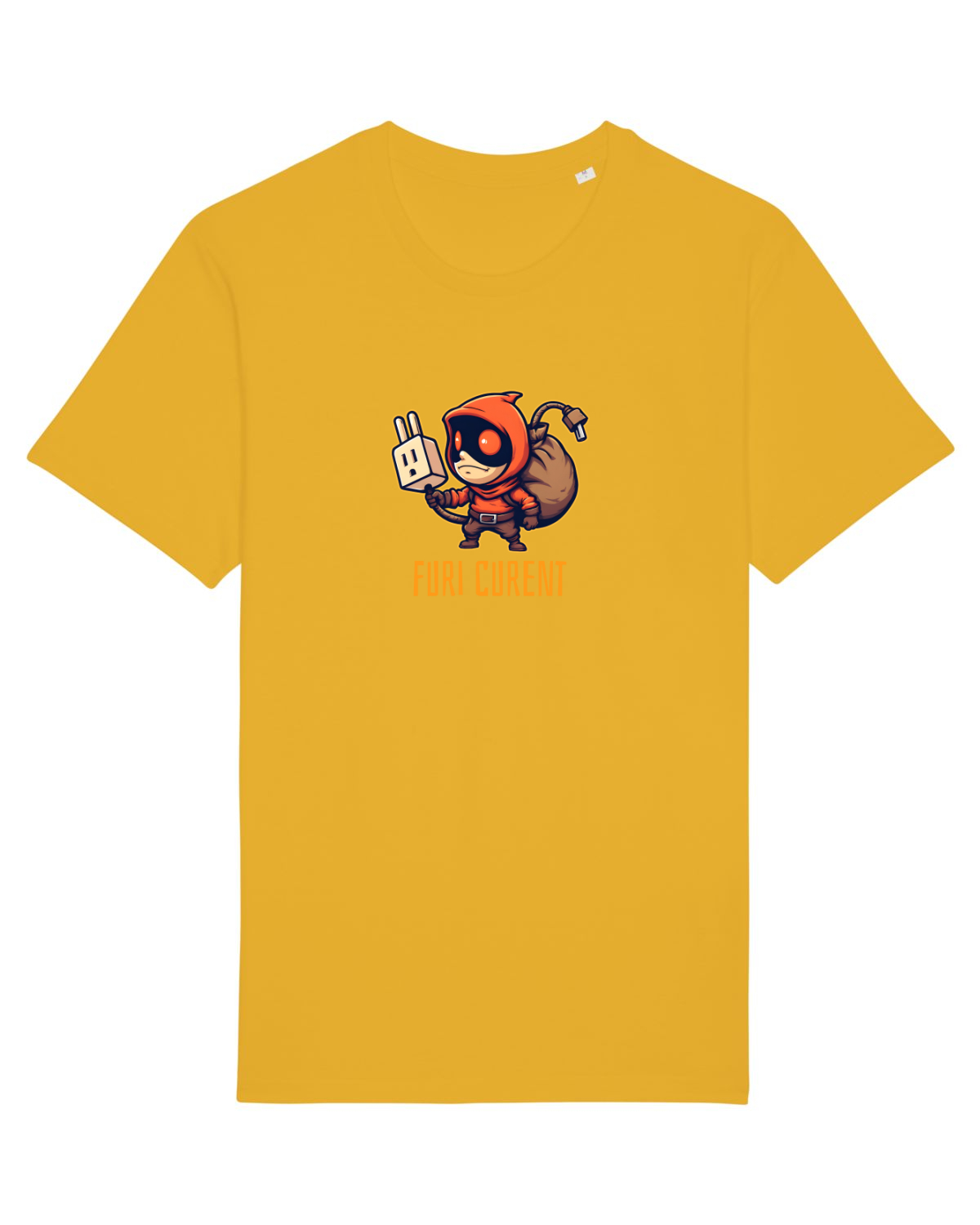 Tricou mânecă scurtă Unisex Rocker Spectra Yellow