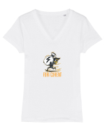 FURI CURENT (MINTI / BATI CAMPII DE RUPI) 4 Tricou mânecă scurtă guler V Damă Evoker