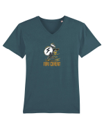 FURI CURENT (MINTI / BATI CAMPII DE RUPI) 4 Tricou mânecă scurtă guler V Bărbat Presenter