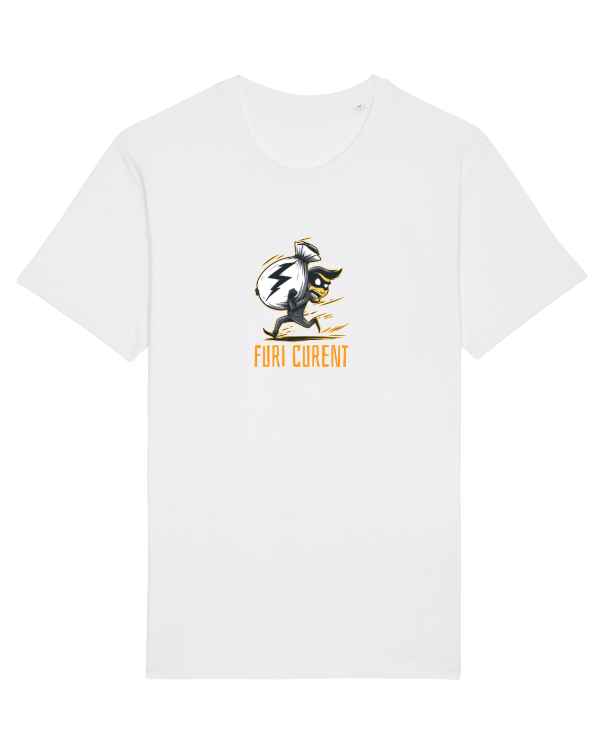 Tricou mânecă scurtă Unisex Rocker White