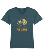 FURI CURENT (MINTI / BATI CAMPII DE RUPI) 5 Tricou mânecă scurtă guler V Bărbat Presenter