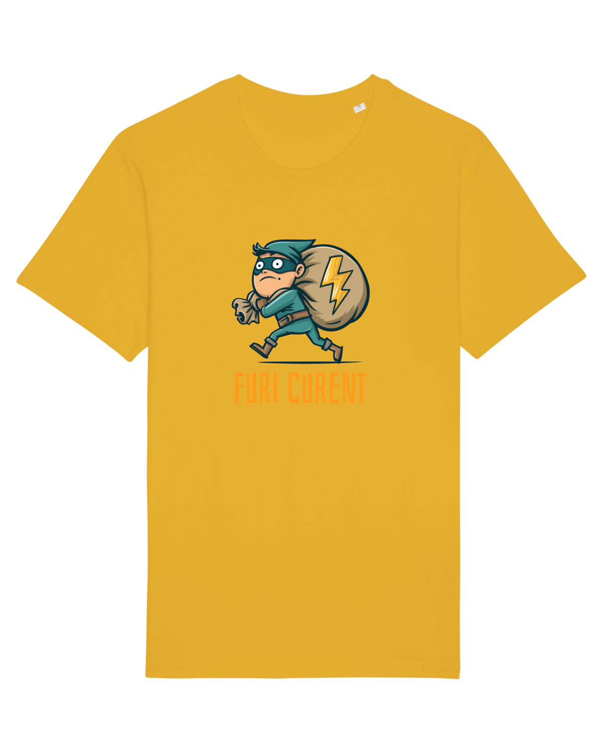 Tricou mânecă scurtă Unisex Rocker Spectra Yellow