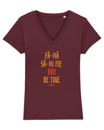 FA-MA SA-MI FIE DOR DE TINE (DISPARI) Burgundy