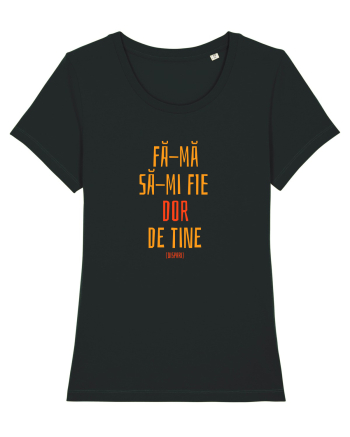 FA-MA SA-MI FIE DOR DE TINE (DISPARI) Black