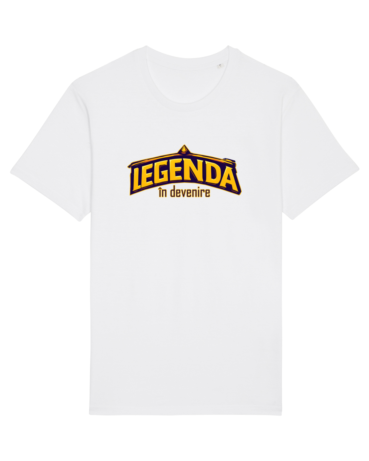 Tricou mânecă scurtă Unisex Rocker White