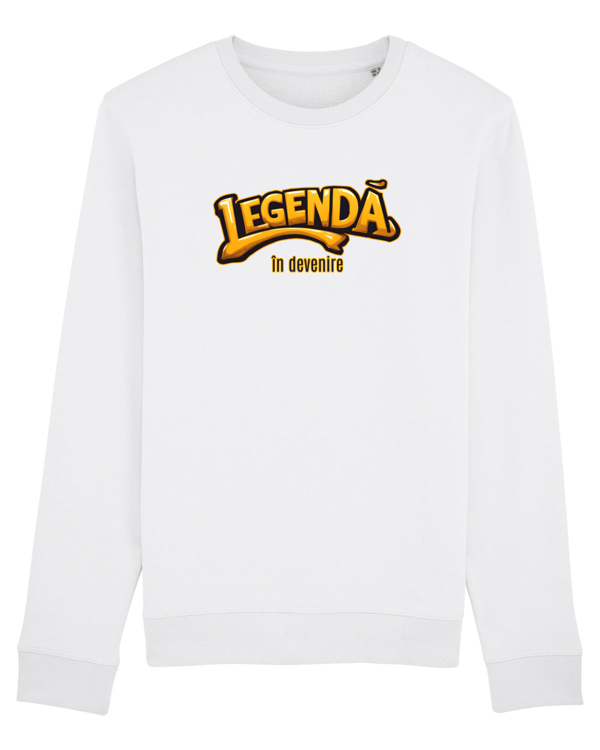 Bluză mânecă lungă Unisex Rise White