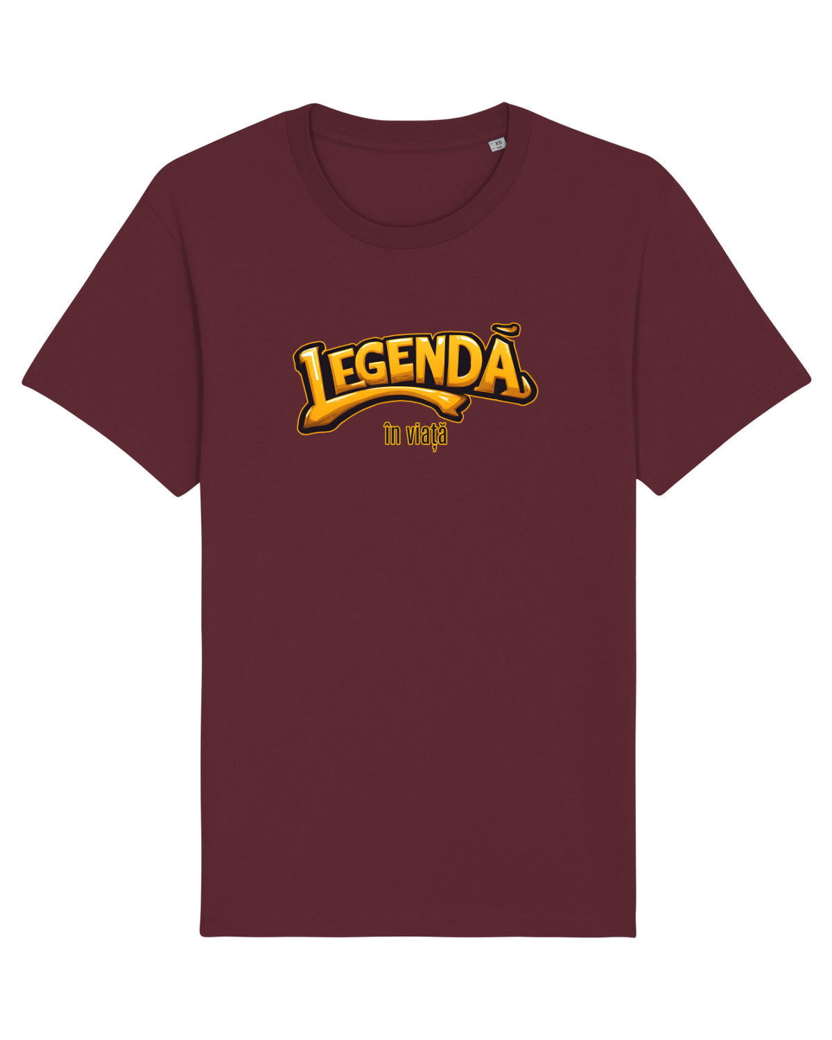 Tricou mânecă scurtă Unisex Rocker Burgundy