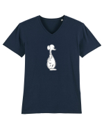 Șoarece nervos Tricou mânecă scurtă guler V Bărbat Presenter