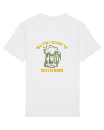 MAI BINE COCOSAT DE BERE DECAT DE MUNCA Tricou mânecă scurtă Unisex Rocker